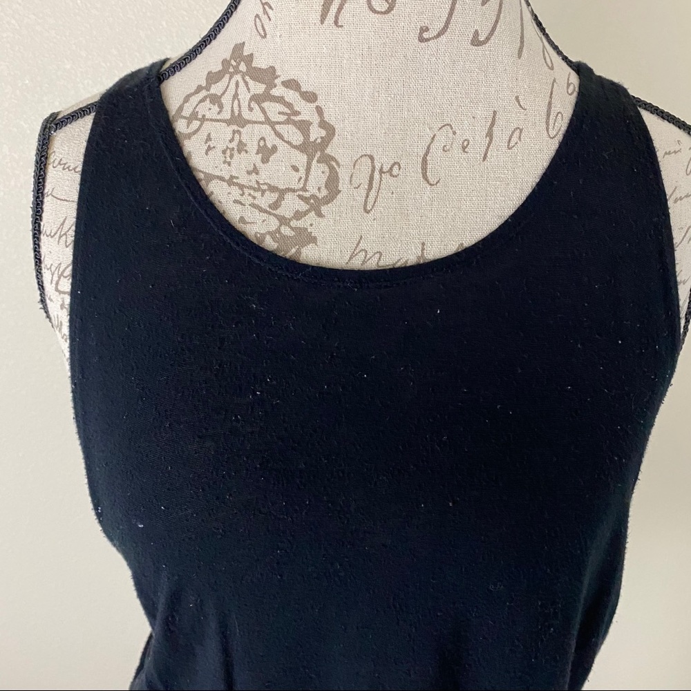 Black Soft Racerback Tank Top - Picture 7 of 8